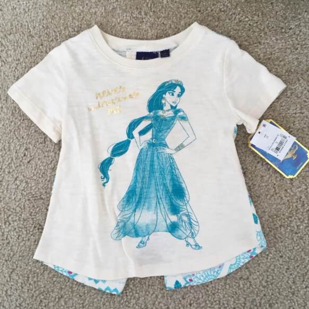 Toddler Girls Disney Jasmine Top NEW